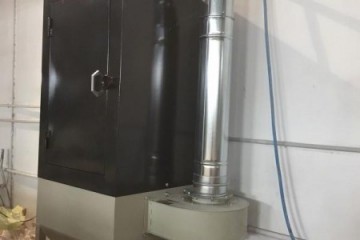 Equipo de aspiración industrial con sistema de filtración mediante mangas