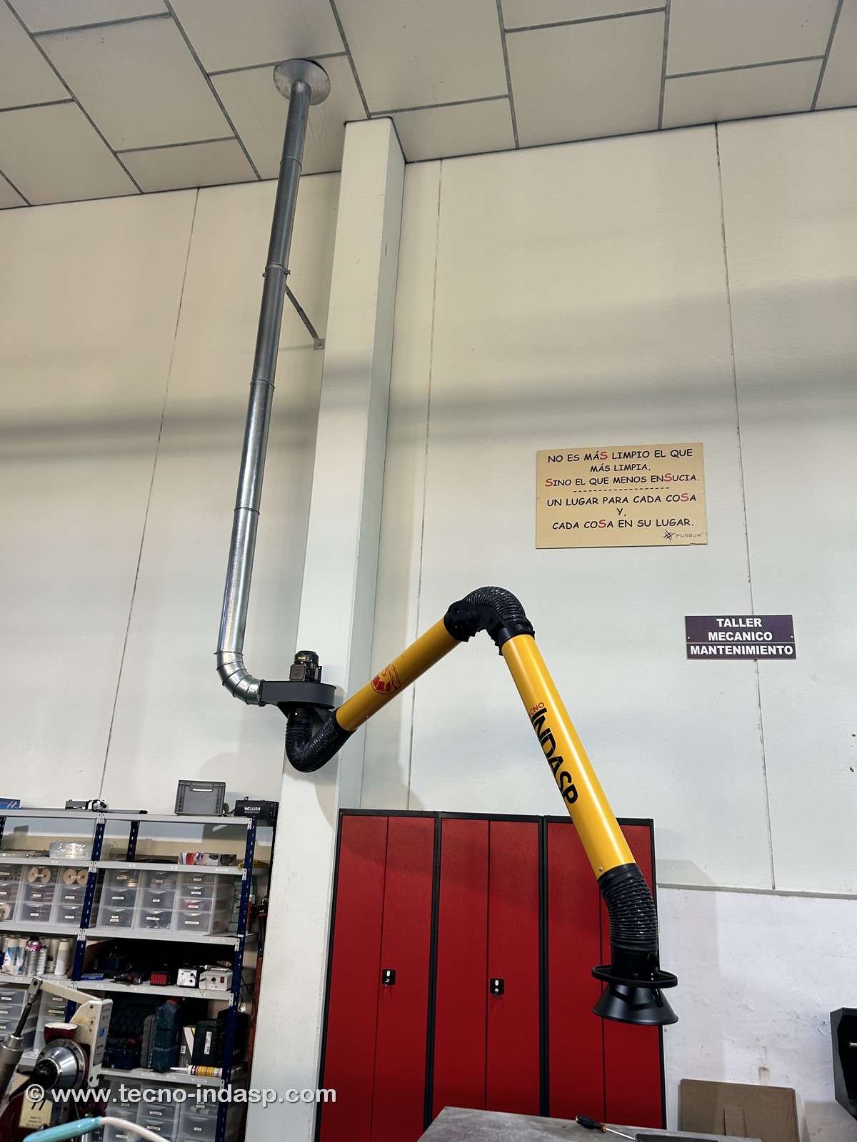 INSTALACIÓN DE ASPIRACIÓN DE POLVO PARA EMPRESA DE RECICLAJES EN ELCHE - ALICANTE