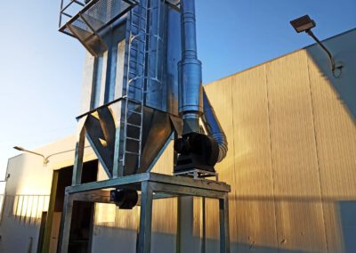 EQUIPO DE FILTRACIÓN MODELO F64 CON VENTILADOR DE 11KW