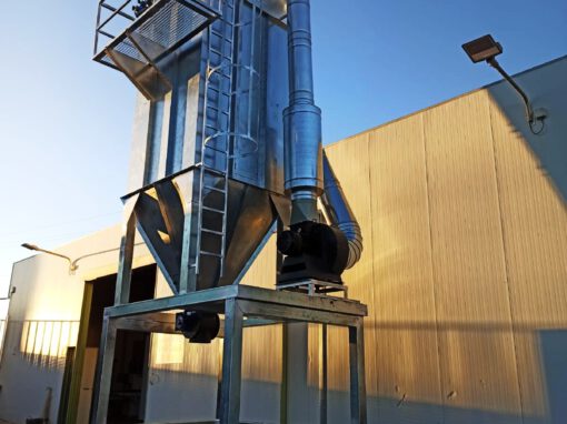 EQUIPO DE FILTRACIÓN MODELO F64 CON VENTILADOR DE 11KW